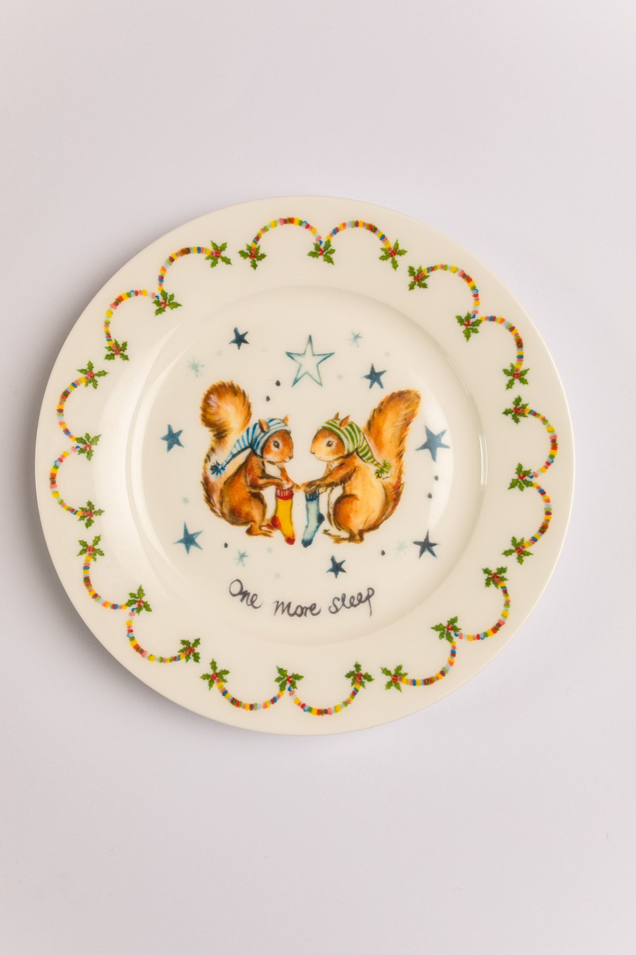 One More Sleep ~ Bone China Small Plate