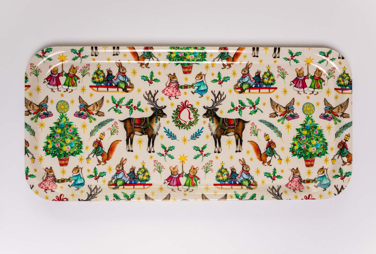 Christmas Tales ~ Treat Tray ~ Cream