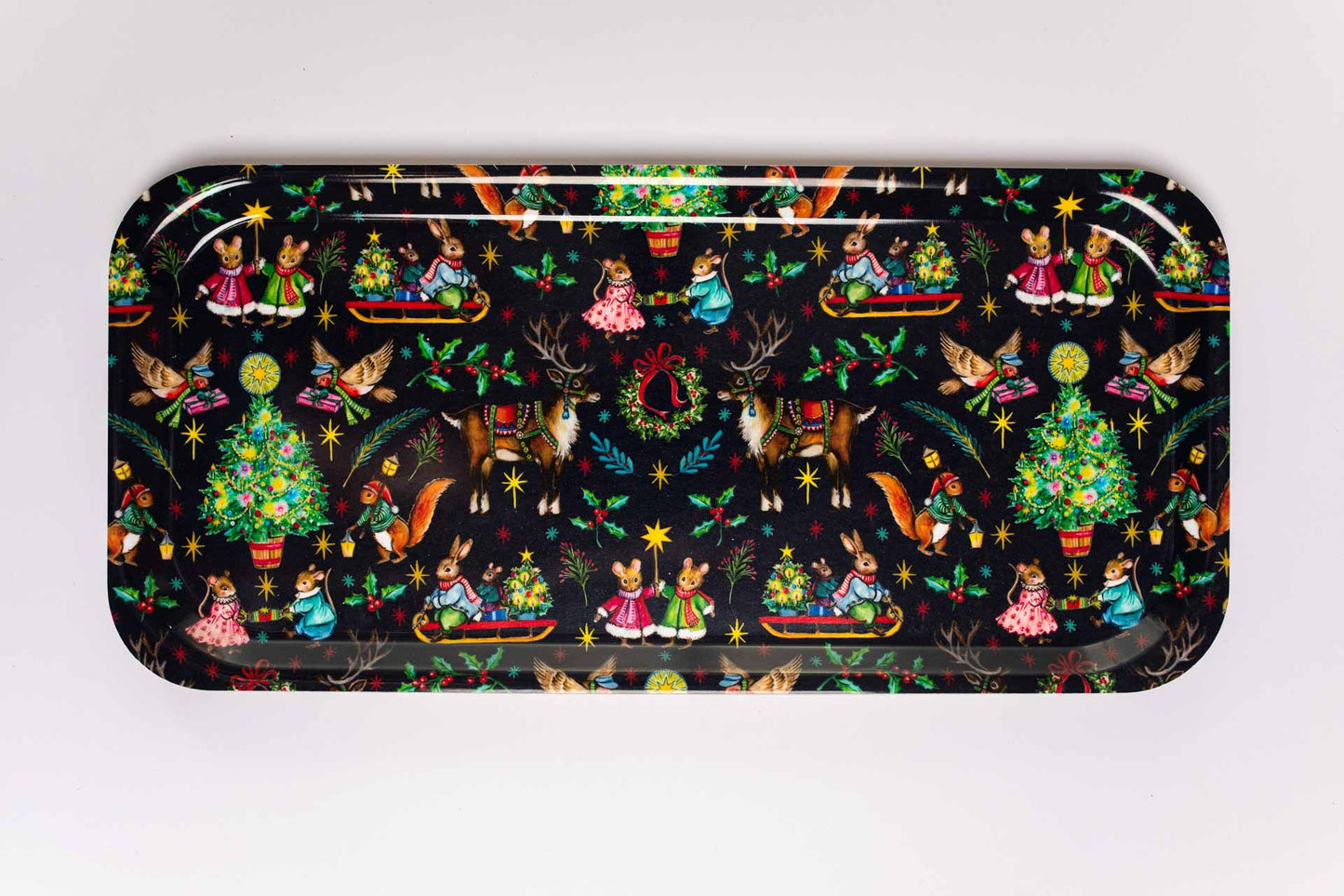 Christmas Tales ~ Treat tray ~ Midnight Blue