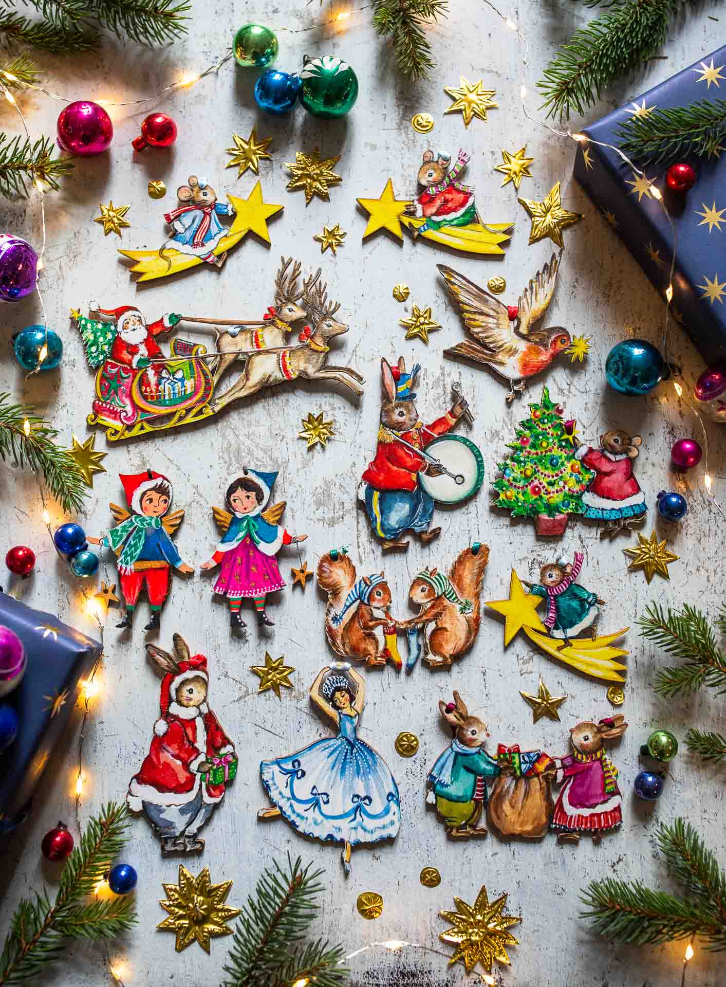 Gifts Given With Love ~ Hanging Wooden Decoration