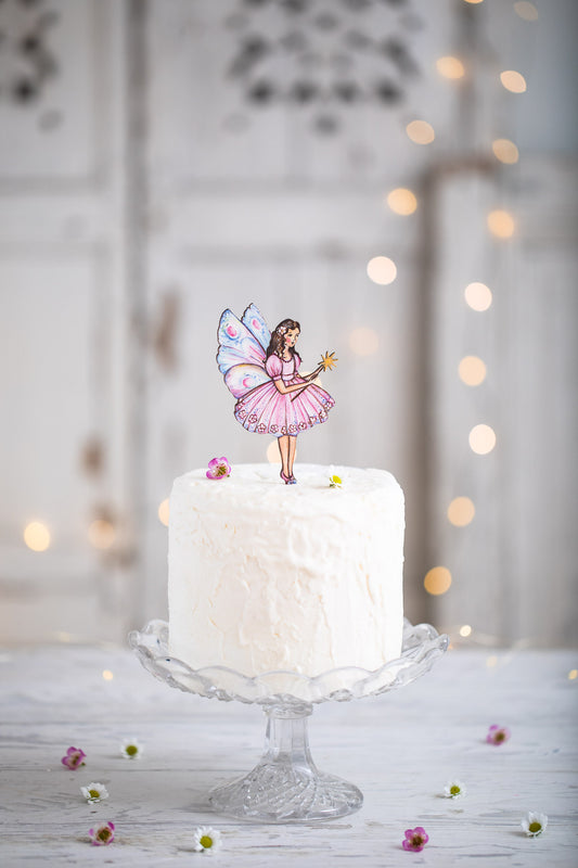 Fairy Magic- Wooden Cake Topper