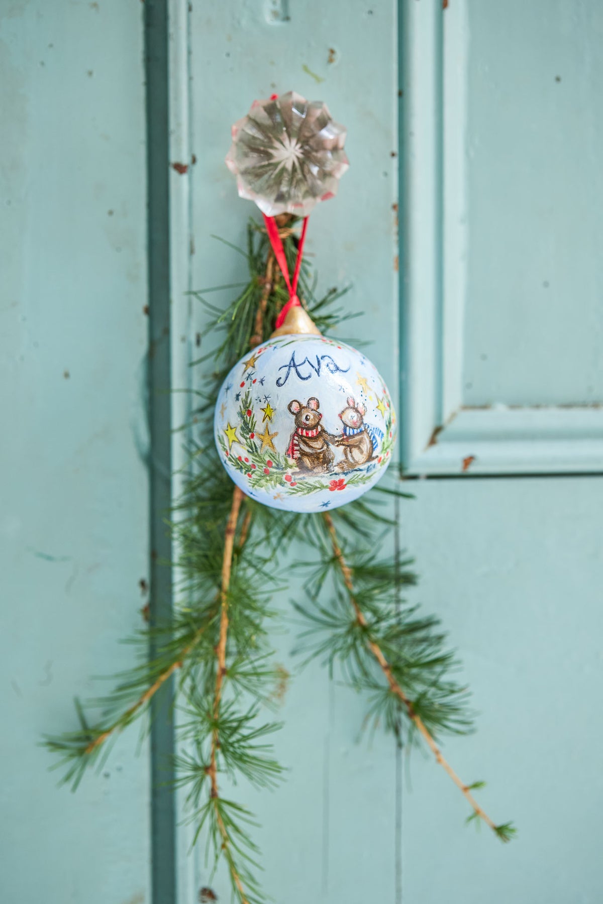 Personalised , Limited Edition Hand Painted Bauble ~2026