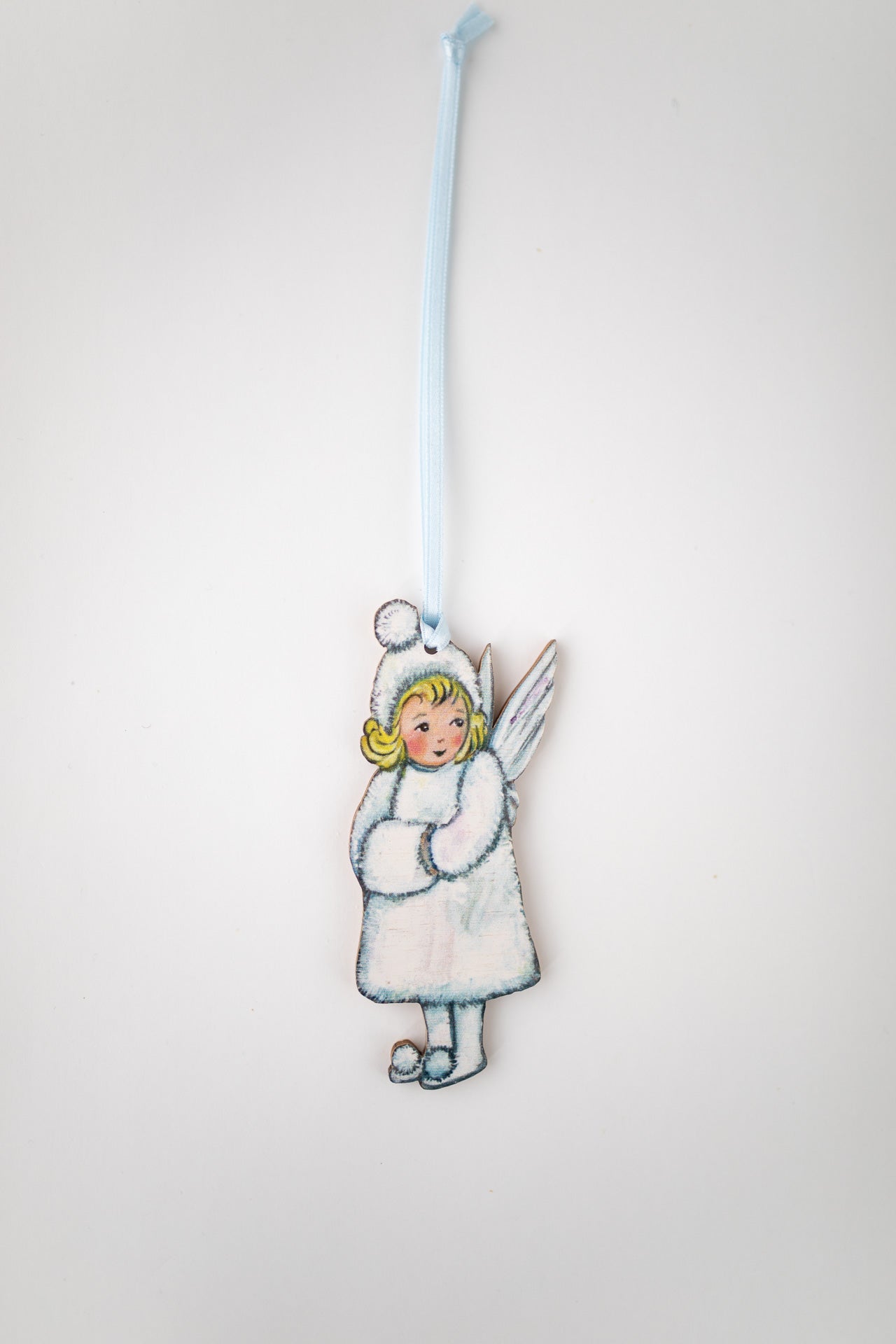 Snow Child- Hanging Wooden Decoration