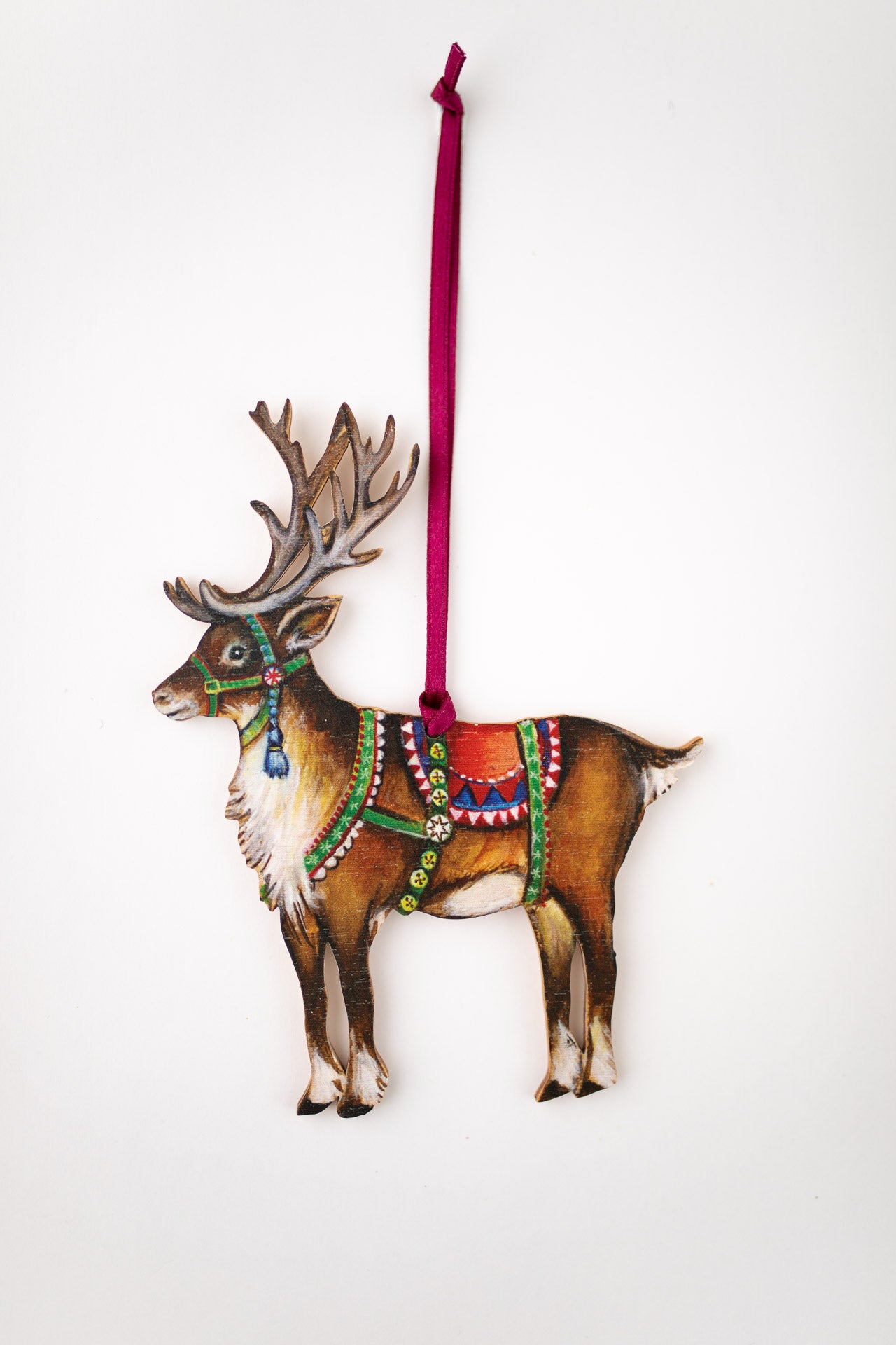 Reindeer- Hanging Wooden Decoration