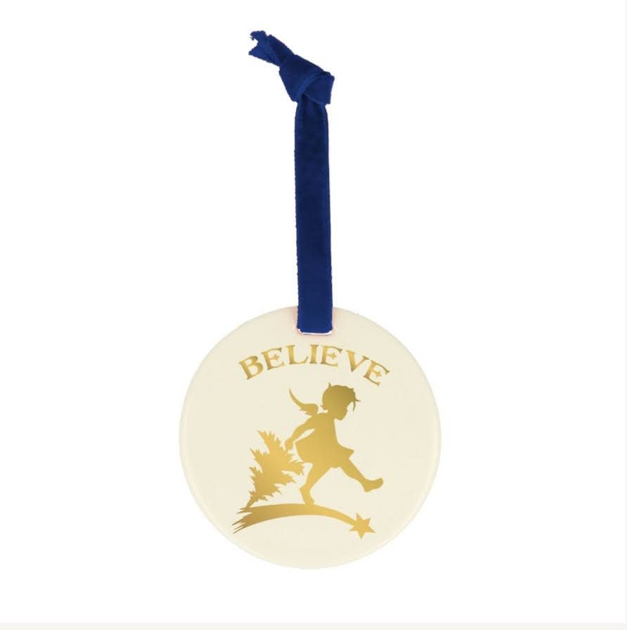 Believe ~ Gold Angel Fine Bone China Decoration