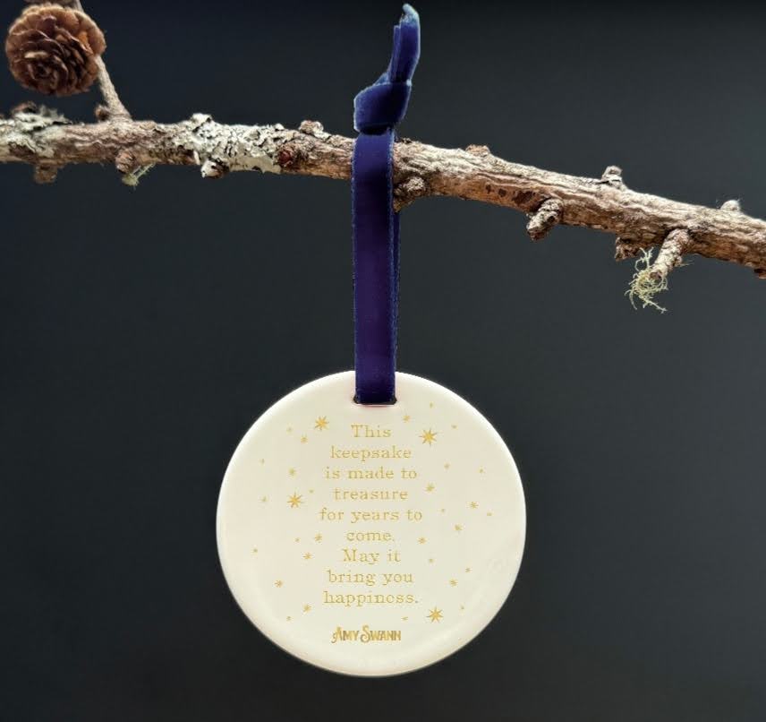 Believe ~ Gold Angel Fine Bone China Decoration